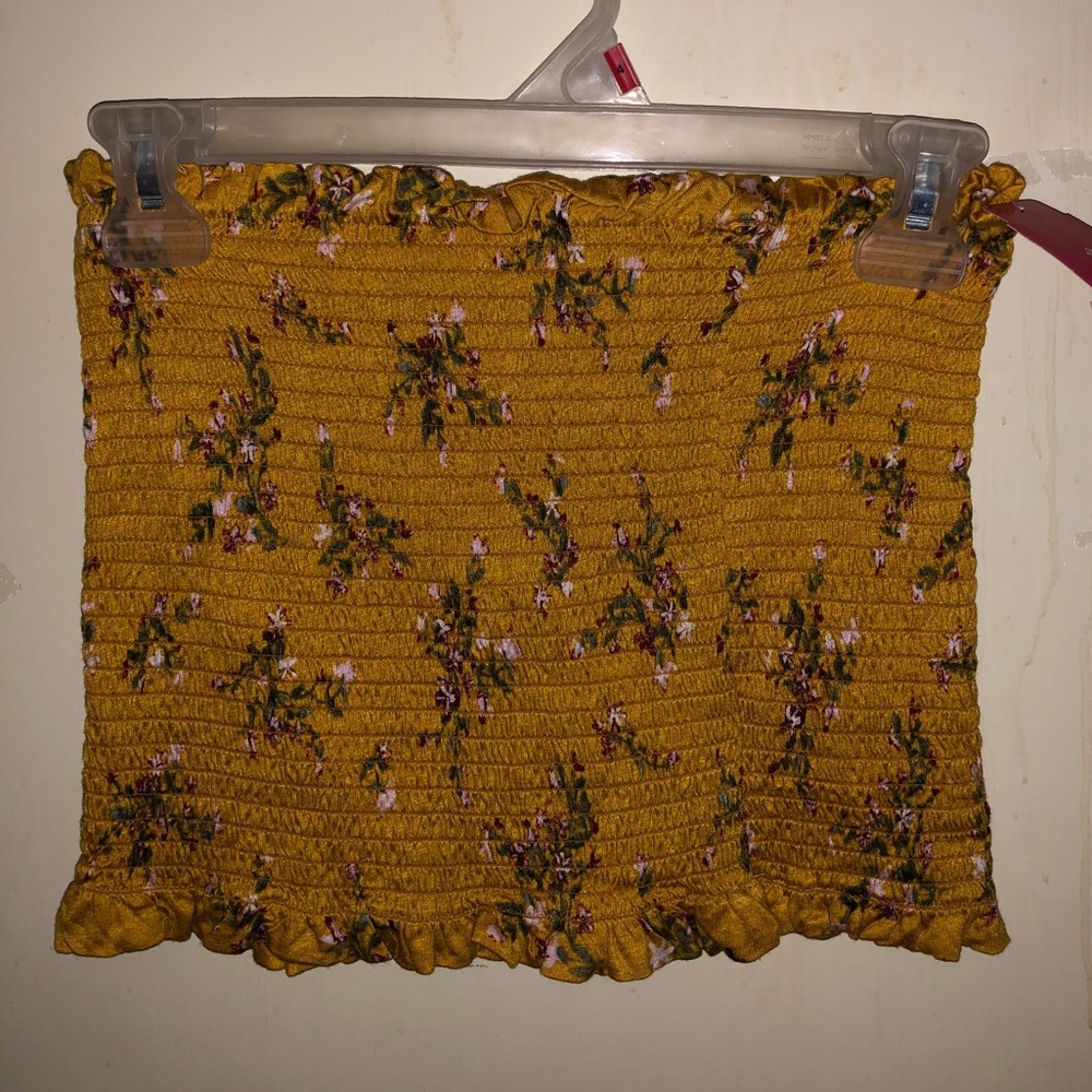 a floral tube top from love culture